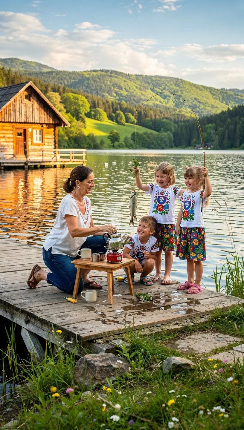 Ručne miešaný čaj z bylín a ovocia na drevenom stole.